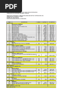 Formato de Cantidades de Obra y Precios