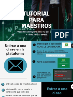 Tutorial para Maestros Google Classroom