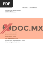 Xdoc - MX Clave 114 4 M 2 00 2013 Departamento de Matematica