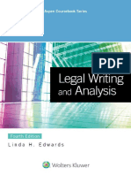 (Aspen Coursebook Series) Linda H. Edwards - Legal Writing and Analysis (2015, Wolters Kluwer Law & Business)