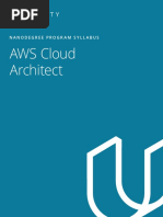 AWS Cloud Architect: Nanodegree Program Syllabus