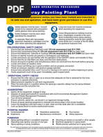SP-029-D Spray Painting Plant SOP