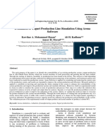 Evaluation of Yogurt Production Line Simulation Using Arena Software