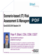 Scenario-Based (IT) Risk Assessment & Management: Peter R. Bitterli, CISA, CISM, CGEIT