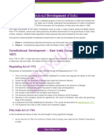 Constitutional Development of India 1773-1950