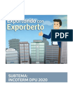 Incoterms DPU 2020