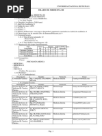 Silabo Del Curso MEDICINA III