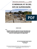 Informe Del Jefe de Asistente de Supervision Lagunas N°05