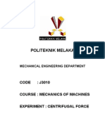 EXPERIMENT 4 - Centrifugal Force