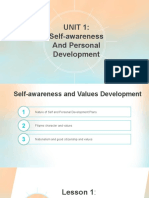 Unit 1: Self-Awareness and Personal Development