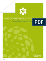 Cardiometabolic Food Plan: Weekly Planner and Recipes