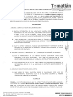 Contrato Prestacion de Servicios Musicales