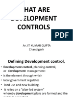 What Are Development Controls: Ar Jit Kumar Gupta Chandigarh