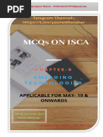 ISCA MCQs Chapter - 8 Emerging Technologies