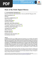 Romein Et Al. - State of The Field Digital History