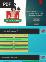 Should Amul Diversify To Plant Based Products ?