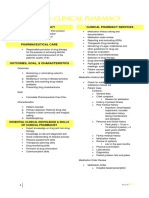 Module 3: Clinical Pharmacy