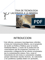 Alternativa de Tecnologia Limpia Relacionada A La Mineria