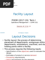 Facility Layout PGDM PDF