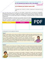 5to - 6to - Act 2 - 2.3 Elegimos Los Alimentos para Mejorar