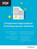 6 Important Legal Aspects of Setting Up Your Business