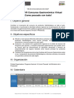 Bases VII Concurso Gastronómico ¡COME PESCADO CON TODO! 2020 PDF