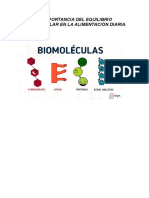 La Importancia Del Equilibrio Biomolecular en La Alimentación Diaria