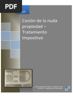 Cesion de La Nuda Propiedad