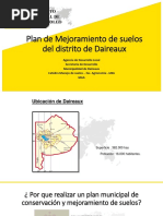 Plan de Mejoramiento de Suelos