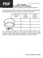 Cuarta Semana 4º B 14 Al 18 de Septiembre