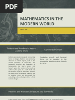 Mathematics in The Modern World