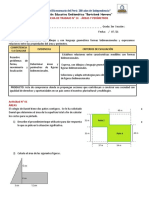 Ficha de Trabajo #12 - Áreas y Perímetros