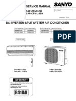 Technical & Service Manual: Sap-Krv93Eh + Sap-Crv93Eh SAP-KRV123EH + SAP-CRV123EH