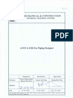 DTNB1227 AVEVA E3D For Piping Designer