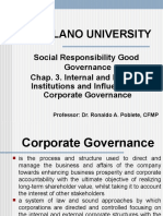 Chap. 3. Internal and External Institutions and Influences of Corporate Governance