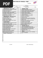 Cradle Check List