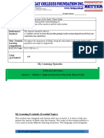 Earth and Life Science Module 1