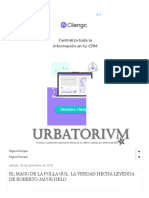 Urbatorivm - El Mago de La Polla Gol - La Verdad Hecha Leyenda de Roberto Jacob Helo