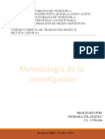 Metodologia de La Investigación