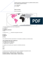 Evaluación Historia 5°