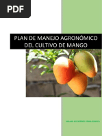 Plan de Manejo Agronómico Del Cultivo de Mango