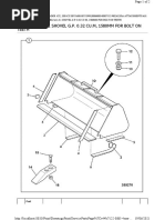 9802/6220 A1-3-1 SHOVEL G.P. 0.32 CU.M, 1580MM FOR BOLT ON Teeth