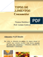 Aula 2 Tipos de Alimentos