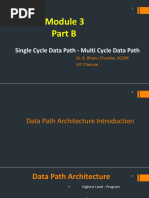 Module 3 Animated Single Cycle and Multi Cycle Data Path