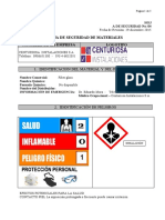 MSDS de La Lana de Vidrio