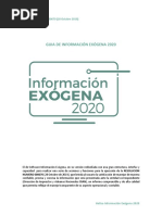 Guia Informacion Exogena 2020