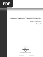 Advanced Diploma of Electrical Engineering: Module 5: Transformers