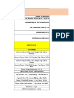 Pedido Distribuidora de Villavicencio Señora Elsa Pineda. 27-04-2021.