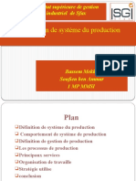 Organisation de Systeme Du Production