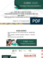 Taller y Fase Intensiva de CTE